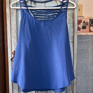 Blue Strappy Women's Top